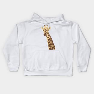 Giraffe design, vectorised Kids Hoodie